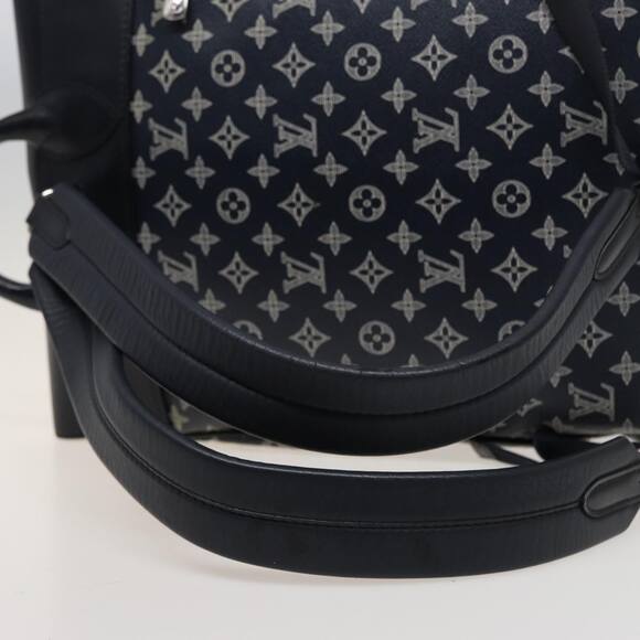 LOUIS VUITTON Monogram Savanna Steamer Backpack Black M54126 - Picture 8 of 16